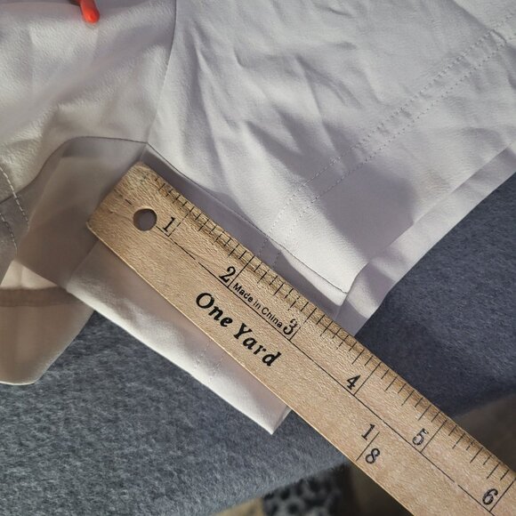 ATHLETA Oahu Colorblock Shorts Womens SZ 16 Orange Blue Summer Beach Athleisure - Picture 7 of 10